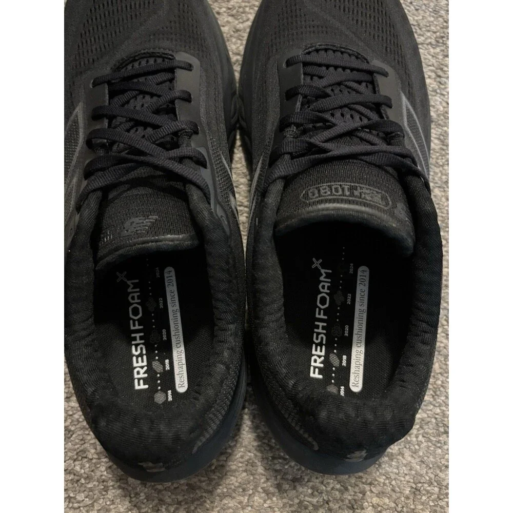 New Balance Men's 1080 V14 Men's 13 D Black Metallic Phantom Running Sneaker EUC